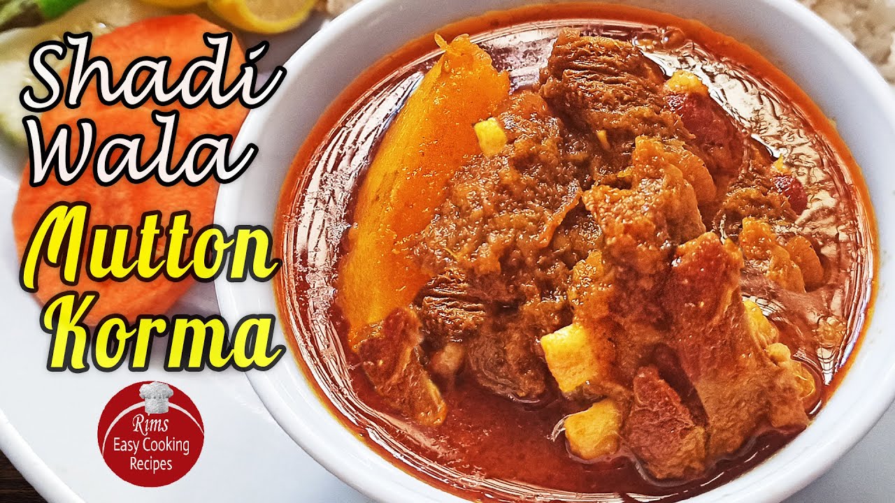 Shahi Mutton Korma | Dum Mutton Curry | Shadi Wala Degi Mutton Korma | Picnic Mutton Curry [RECR1]