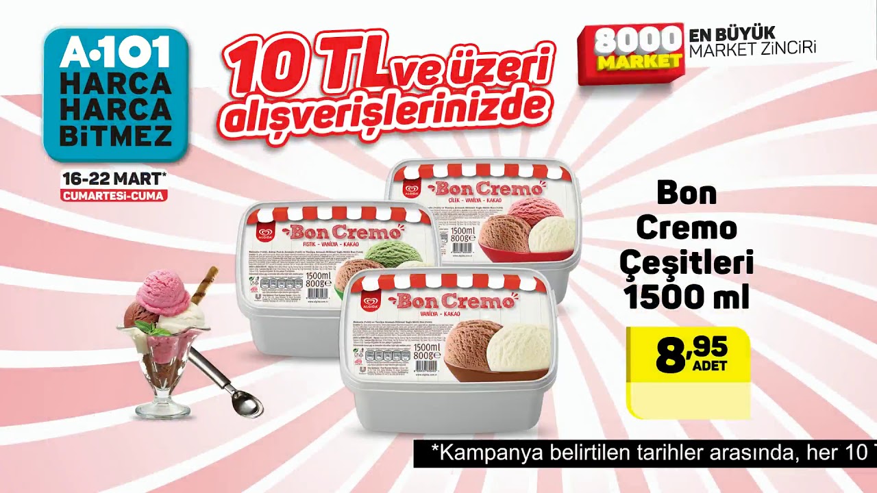 A101 10 TL ve &Uuml;zeri - 16 - 22 Mart