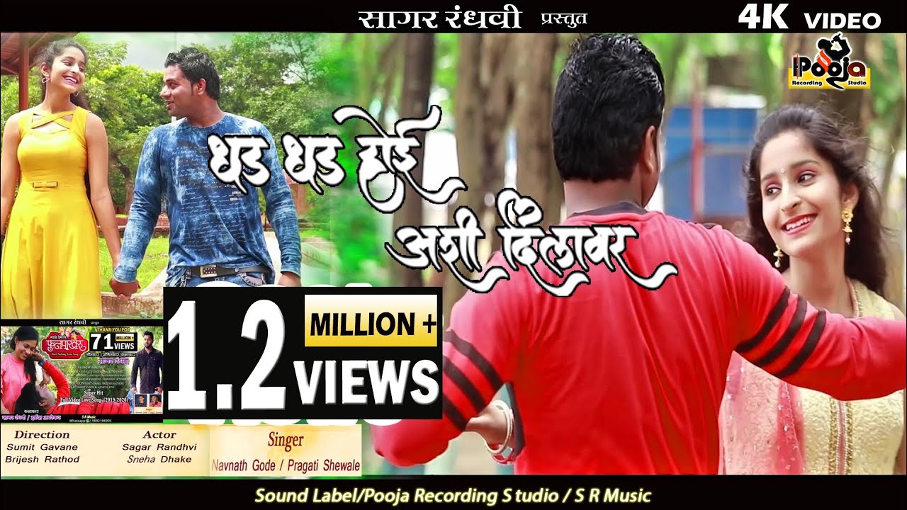 Dhad Dhad Hoi Ashi Dilavar | Sagar Randhavi | Navnath Gode | Pragati Shewale | Hit Sad Song