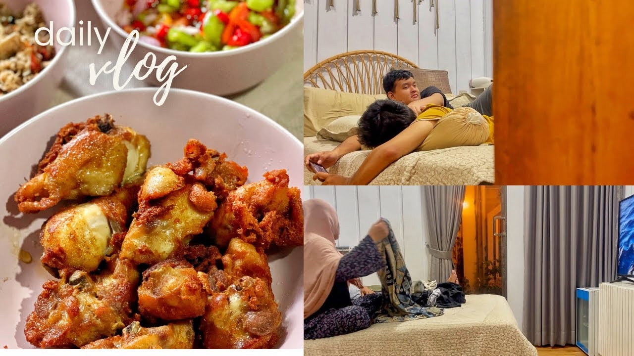 #dailyvlog RUTINITAS HARIAN IRT/ AYAM BUMBU LUMUR SASA/PASANG KESET KARET KARENA AKU JATUH DI TANGGA