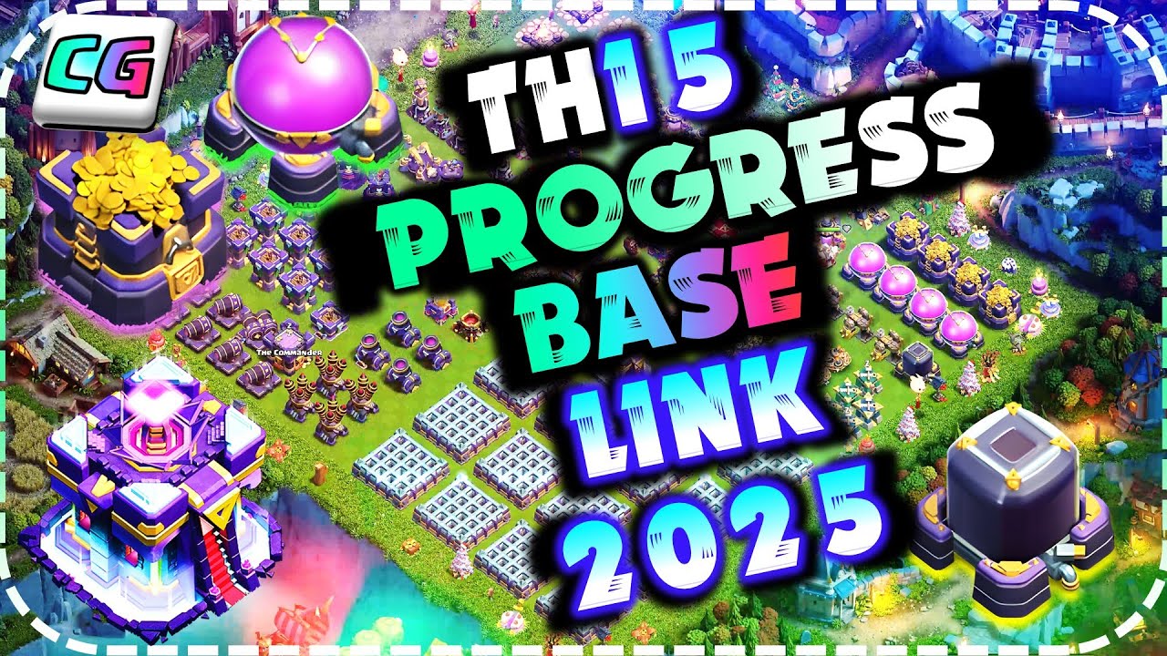 #Build your #coc #TH15_Progress_Base and Showcase Base with Link! COC TH15 Funny Troll Base 2025