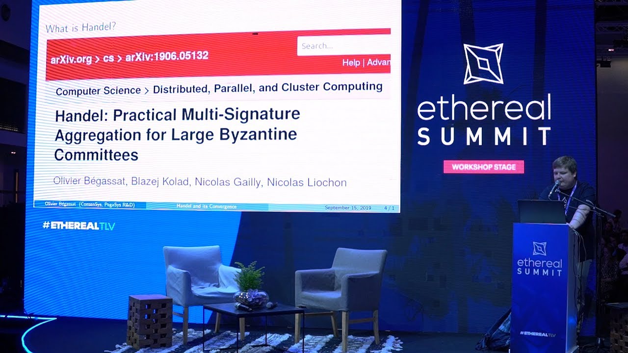 Handel, A Scalable Byzantine Resistant Aggregation Protocol - #EtherealTLV Presentation
