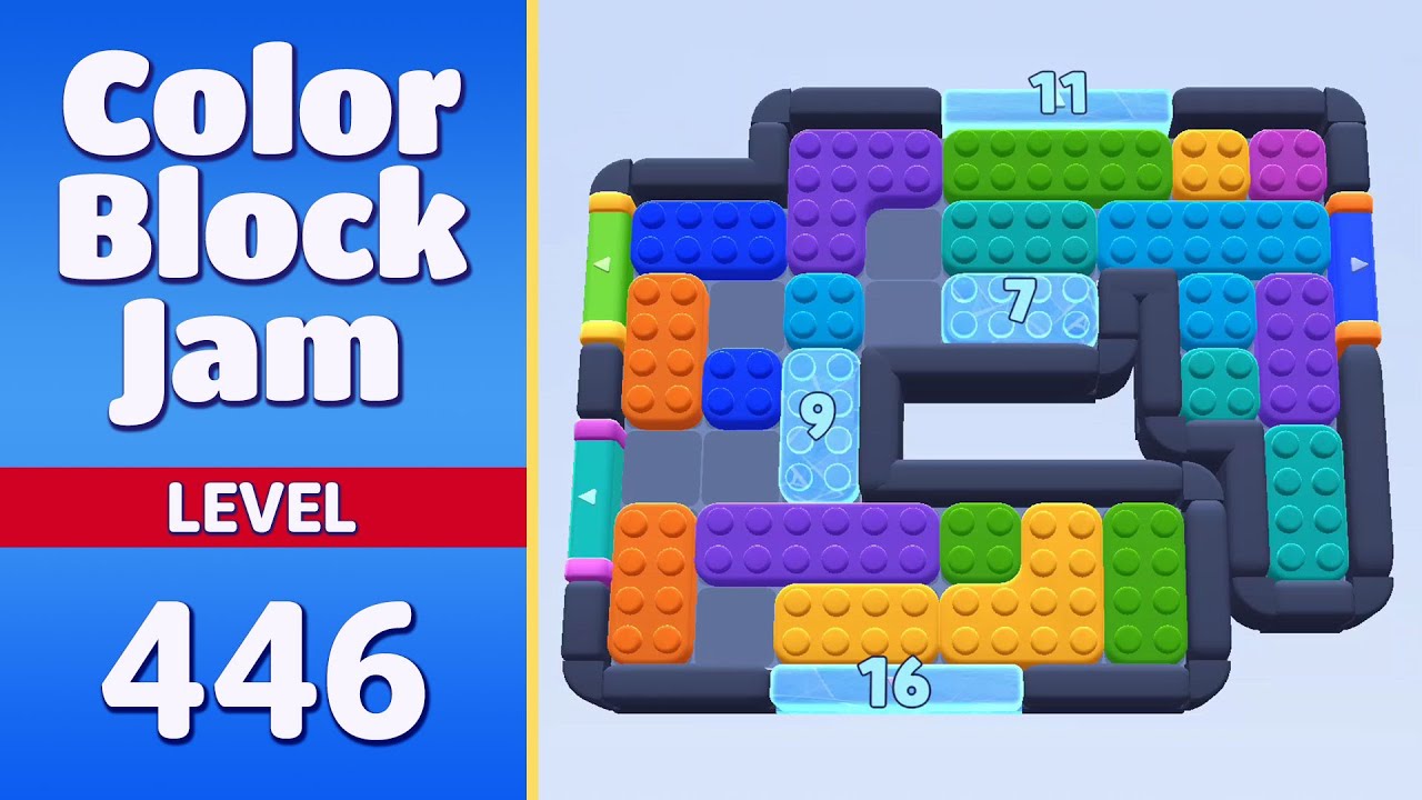 Color Block Jam Level 446 | Every Puzzle Solved! 🎯