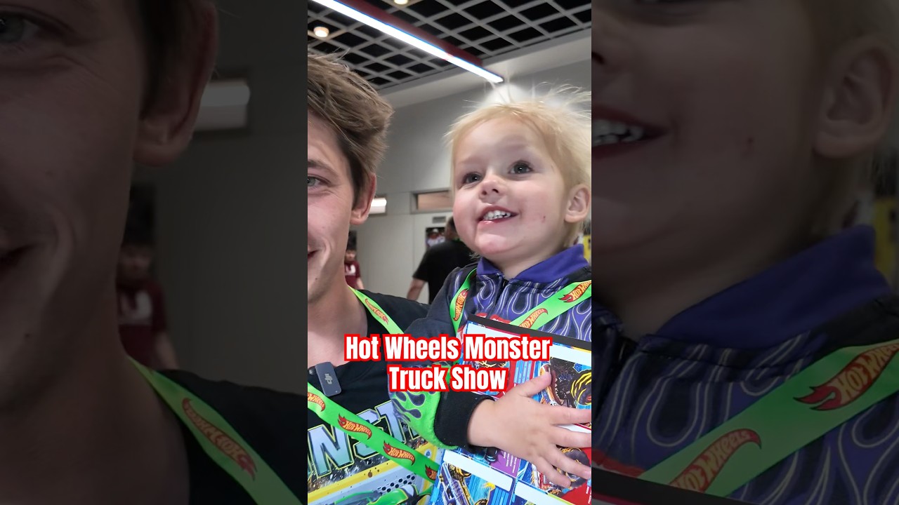 Wylder Experiences Hot Wheels Monster Truck Show Behind the Scenes🎬🛻#monstertrucks #hotwheels