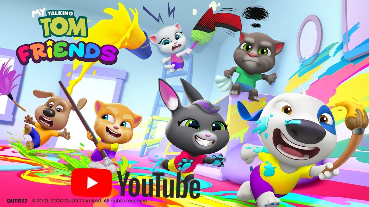 My 🐼Talking Tom Friends is a free multiplayer family game with a delightful virtual pet collection.✅