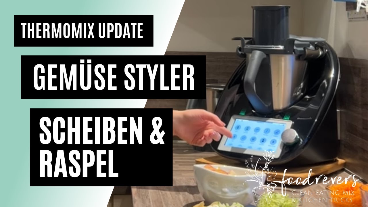 Thermomix Gemüse Styler | Scheiben und Reibe für TM6 & TM5