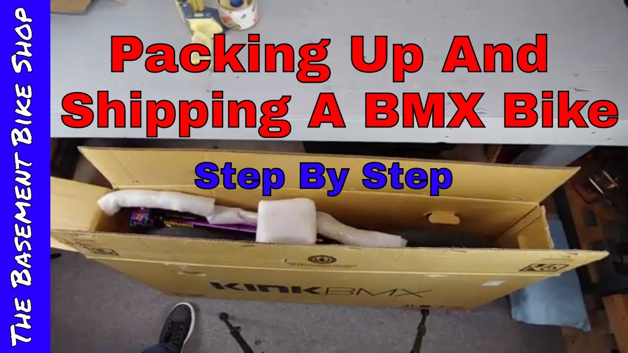 Shipping A BMX Bike- Disassembling and Packing up- Step by Step