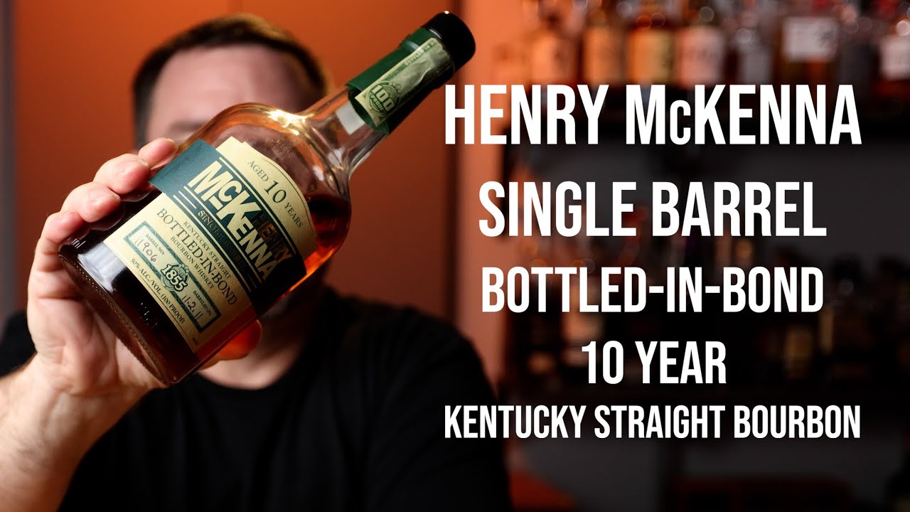Henry McKenna Bottled In Bond Single Barrel 10 Year Bourbon Whiskey