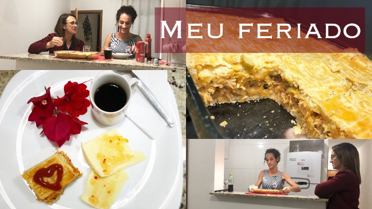Feriadão: FIZ EMPADÃO || Visita inesperada da mamãe || Café na cama dia dos namorados