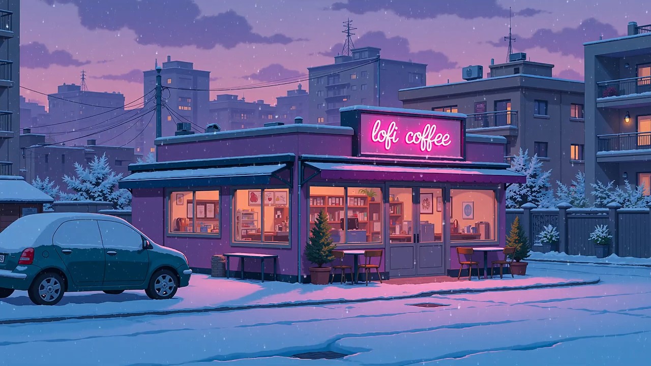 Calm Your Soul ❄️ Relaxing Coffee in Winter & Warm Lofi for Relax, Work☕Japanese Lofi ~ Lofi Hiphop.