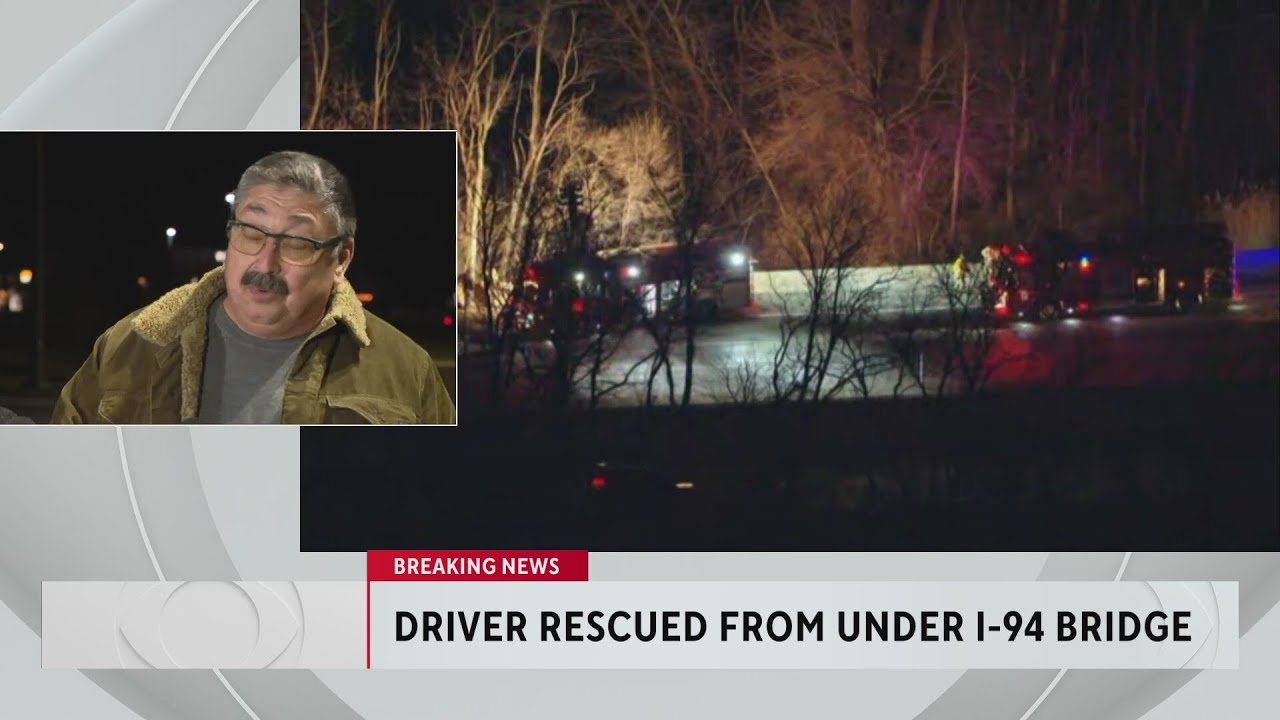 Fishermen find truck driver who had been stuck for days under I-94 bridge