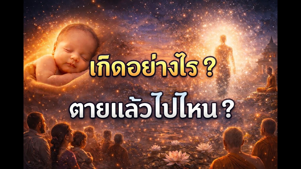 ธรรมะก่อนนอน เกิดอย่างไร ? ตายแล้วไปไหน ?