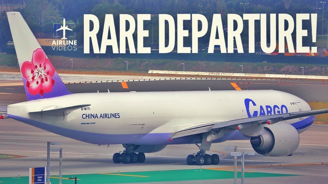 China Airlines Cargo Boeing 777 | LAX Plane Spotting