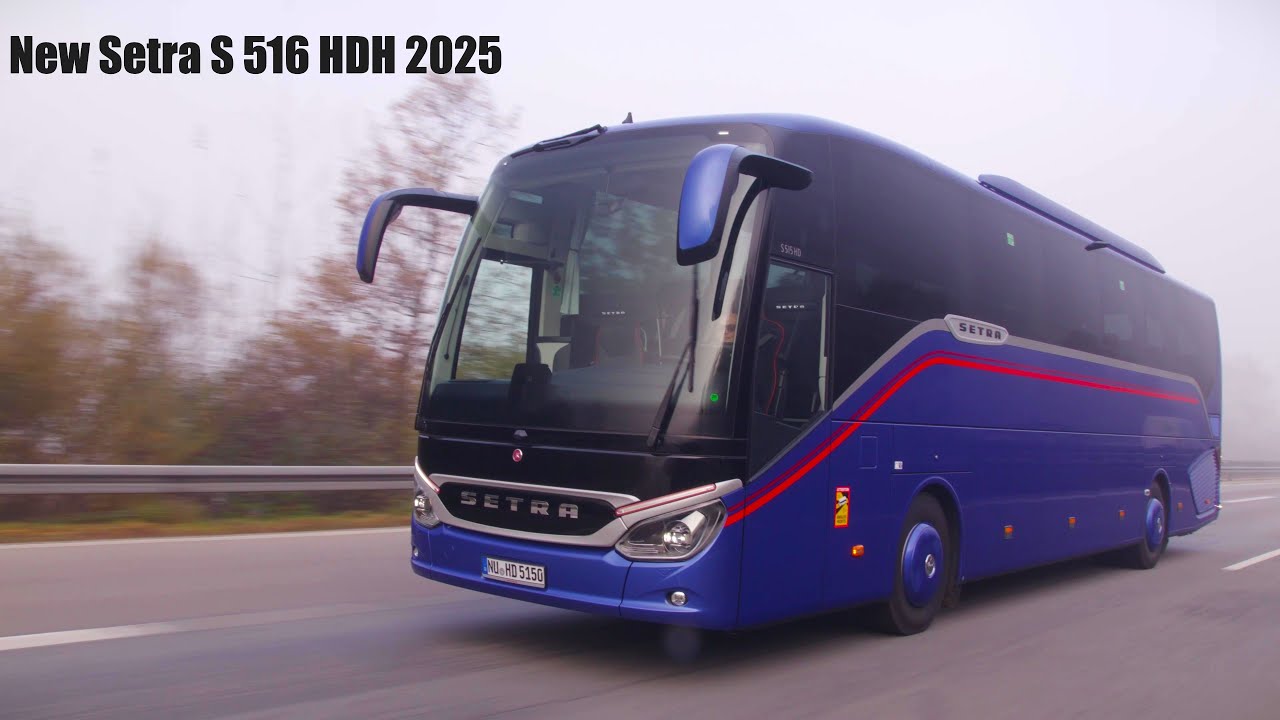 New Setra S 516 HDH (2025): Third-Gen! Ultra-comfortable travel offer.