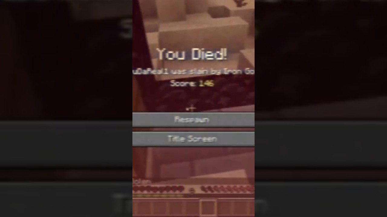 But...WHY?! #minecraft #java #brokenscript #vhsstyle #irongolem