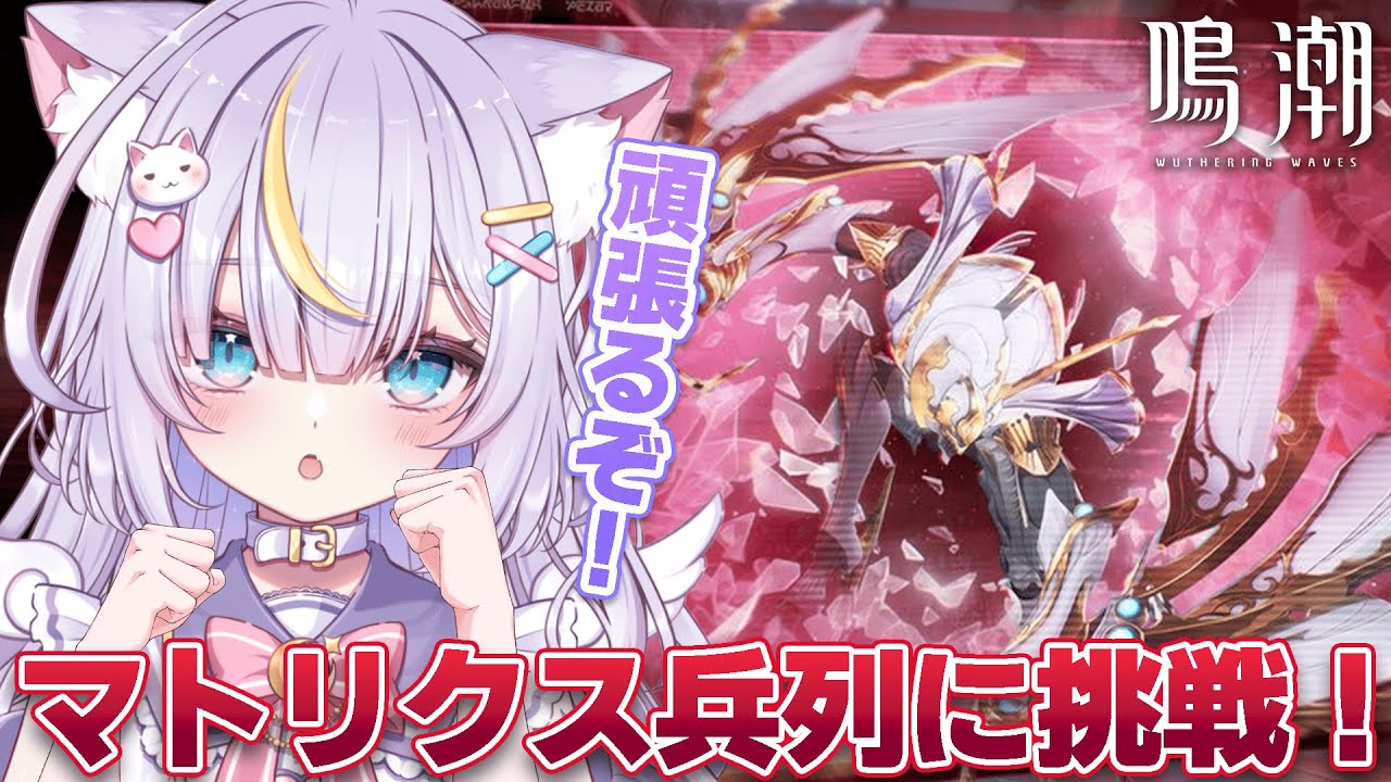 【鳴潮】新たな高難易度コンテンツ！マトリクス兵列やってみます…！！まず挑戦権ありますか！？ 初見さんも大歓迎💜 #鳴潮 #ぶいきゃす杯 #PR