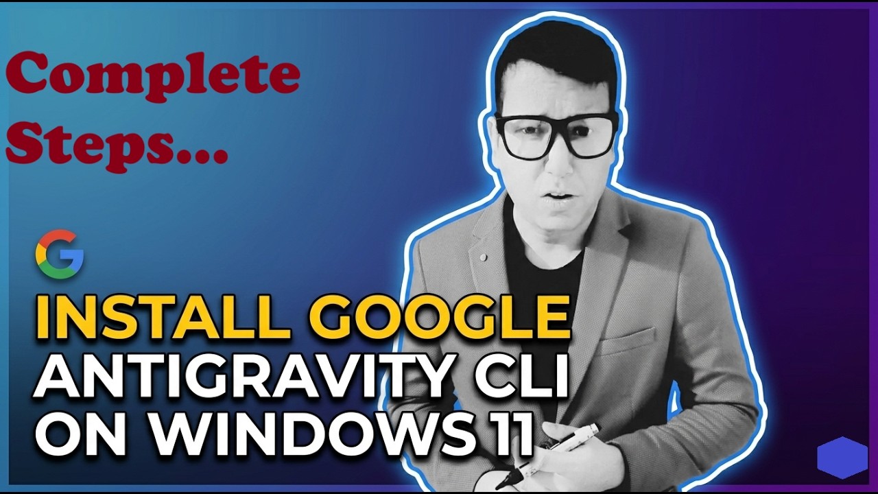 Как установить консольную утилиту Google Antigravity на Windows 11