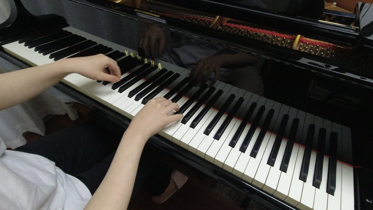 Swan Lake Act 2 Odette variation. Piano version. Ballet music.