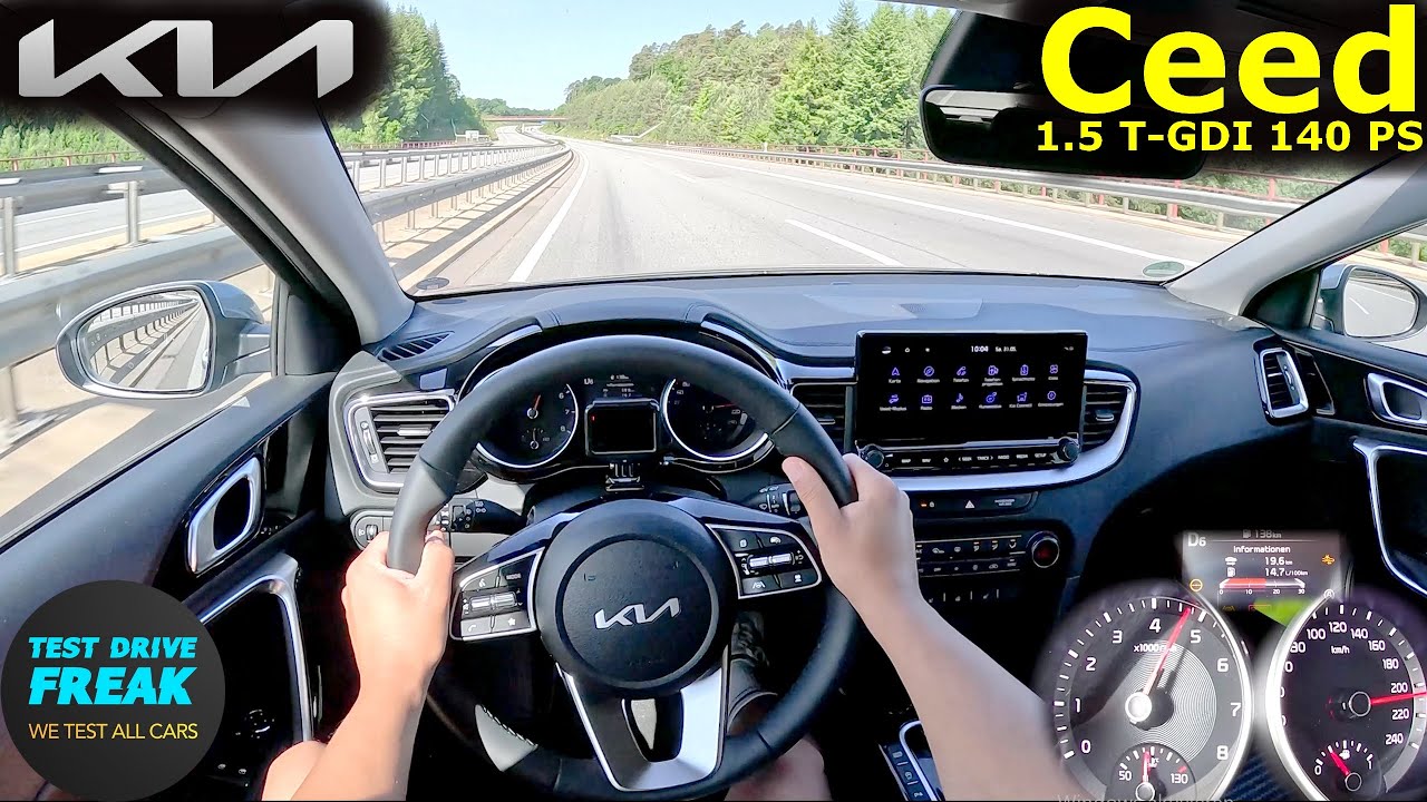 2025 Kia Ceed 1.5 T-GDI (140 PS) TOPSPEED POV 🚀 Fuel Consumption Test | No Speed Limit Autobahn