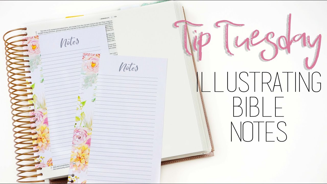 Tip Tuesday | Illustrating Bible Notes | FREE PRINTABLE