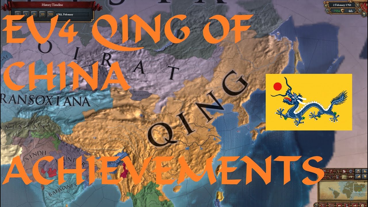 EU4 Qing of China!  How to form Qing and Get All Achievements as Jianzhou/Jurchen Tribe