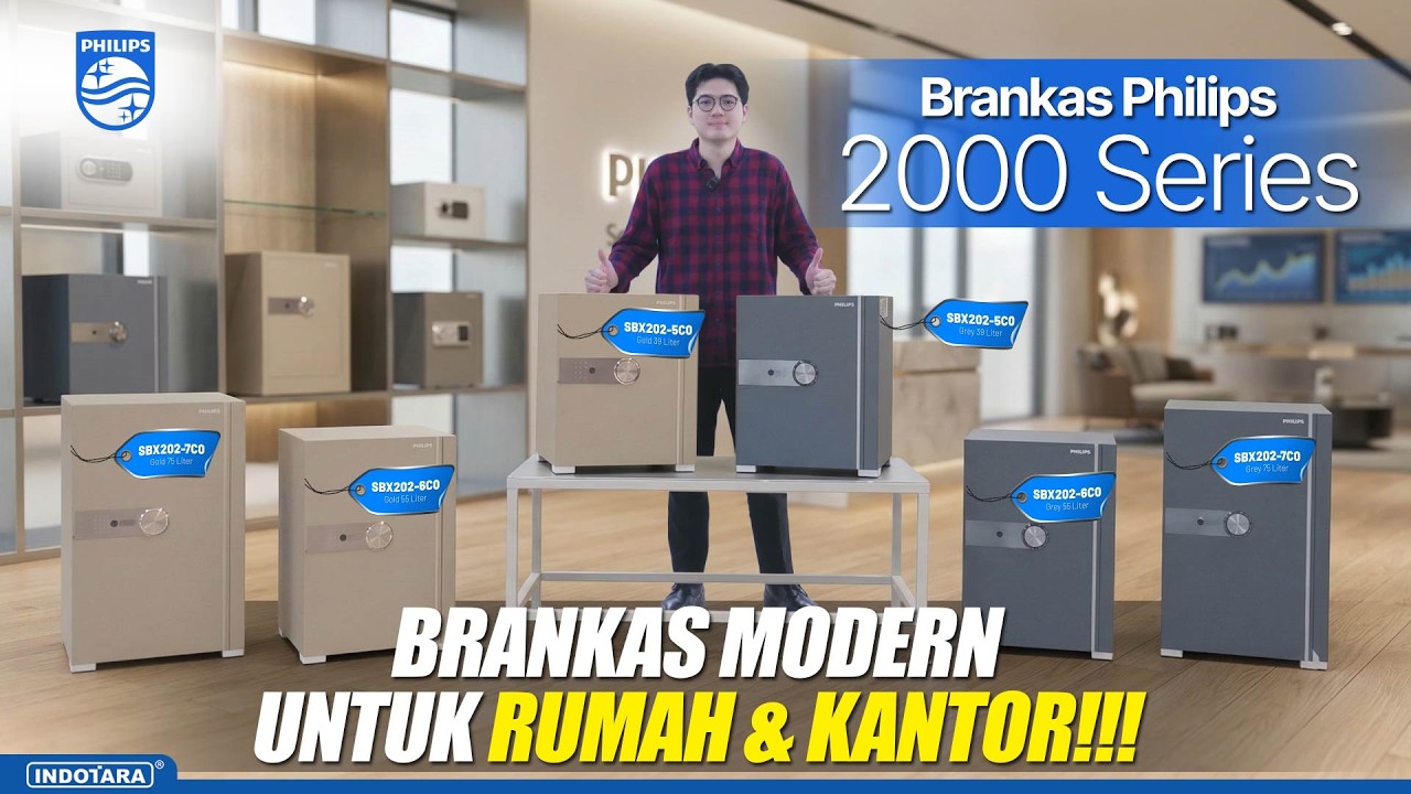 BRANKAS PHILIPS PALING LARIS! REVIEW LENGKAP 6 MODEL SMART SAFE 2000 SERIES SBX202