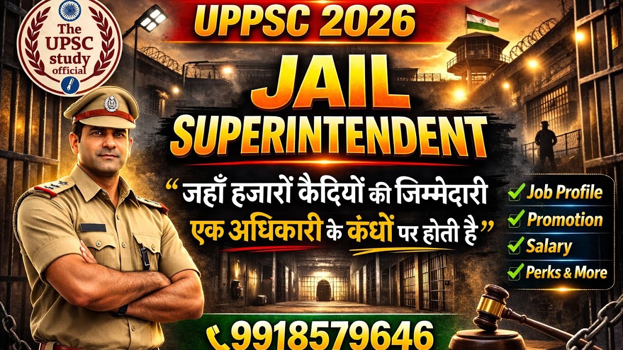 UPPSC 2026| jail suprintendent job profile| #uppsc | #uppcsprelims |#uppscjobs |#uppcs2026 | #heo 