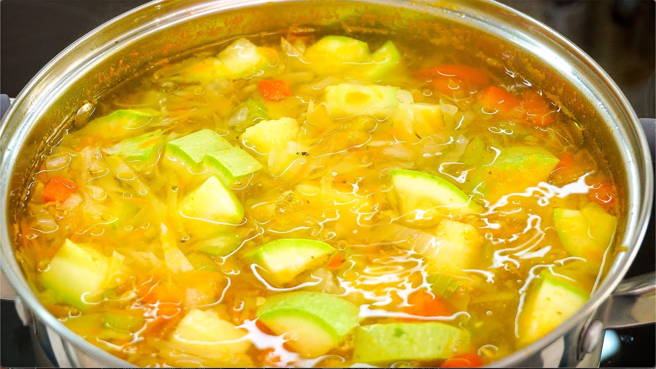 Essen Sie Tag und Nacht. Gemüsesuppe hilft Ihnen, schnell Gewicht zu verlieren. 🔝 5 Suppen Rezepte.