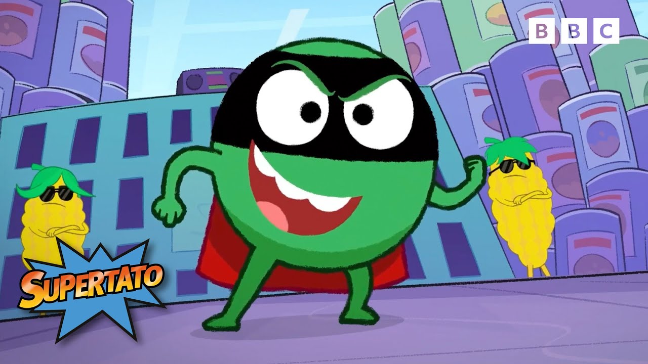 Evil Pea's Best SILLY Moments! 🚨🤪 Videos for Kids | Supertato Official Cartoon | 60+ Minutes