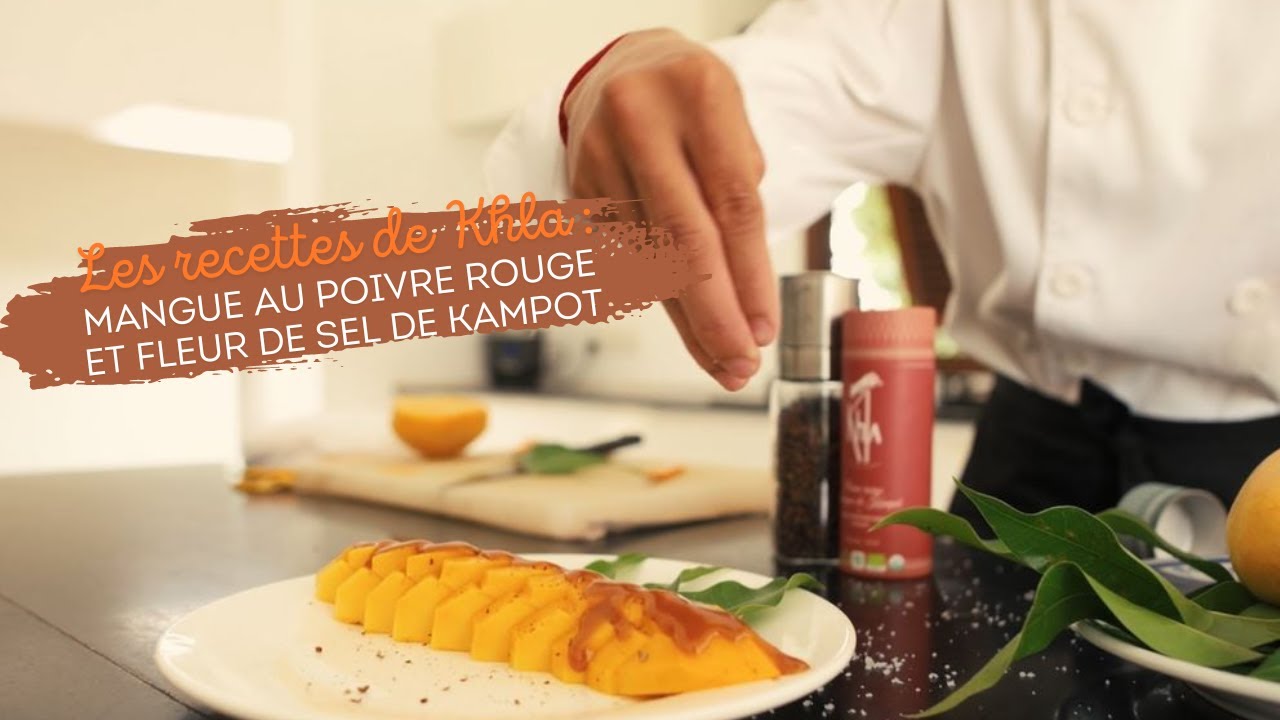 La mangue au poivre rouge et fleur de sel