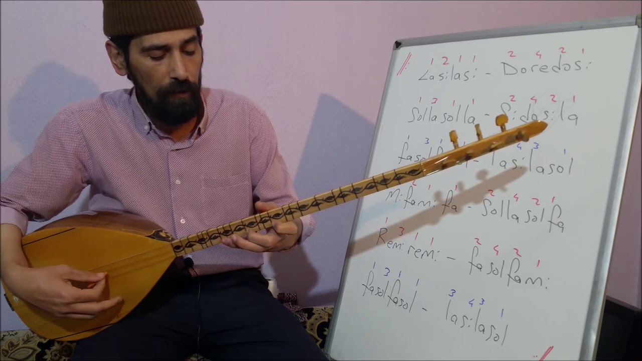 Kıymetli Bir Egzersiz - Uzun sap Bağlama Solfej dersi - Ahmet Sarı