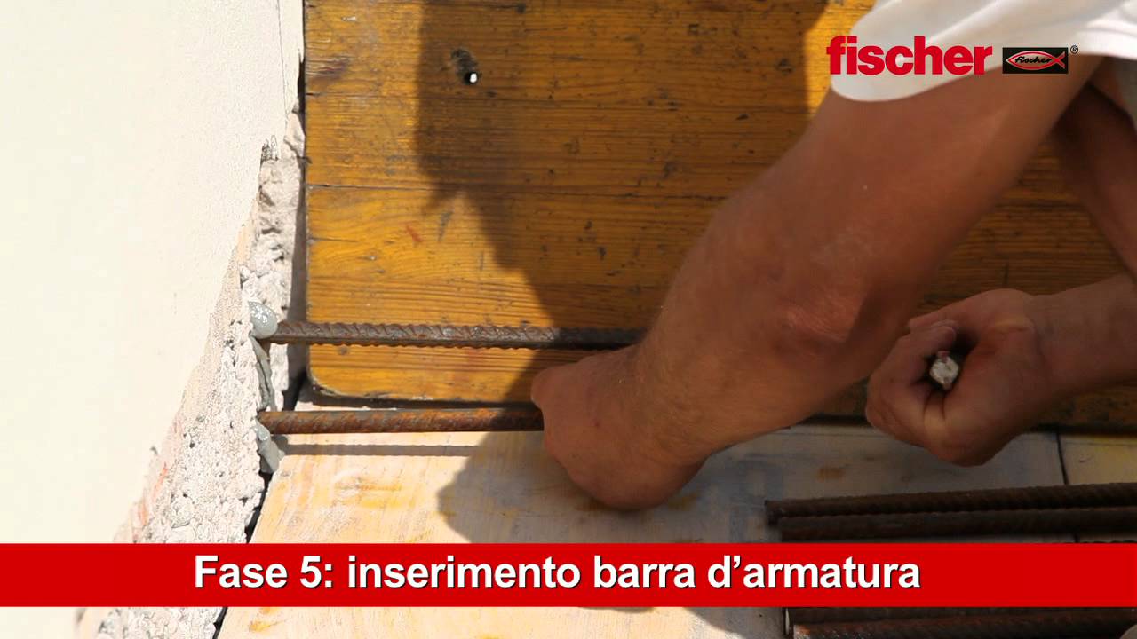 Realizzazione terrazzina con Resina Vinilestere fischer FIS VE - #fischer #edilizia #resina