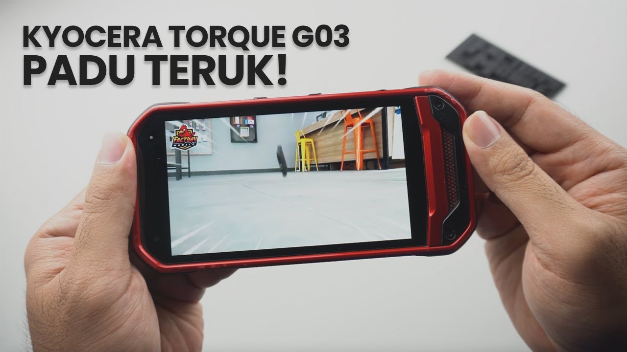 Kyocera Torque G03 Serba Guna I Test Sound I Youtube I Google Meet I Baling I Celup air