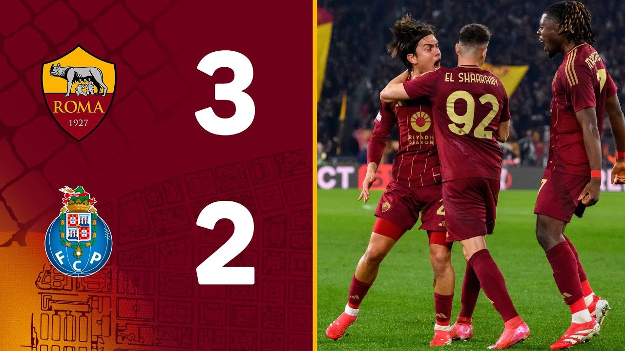 ROMA 3-2 PORTO | EUROPA LEAGUE HIGHLIGHTS 2024-25