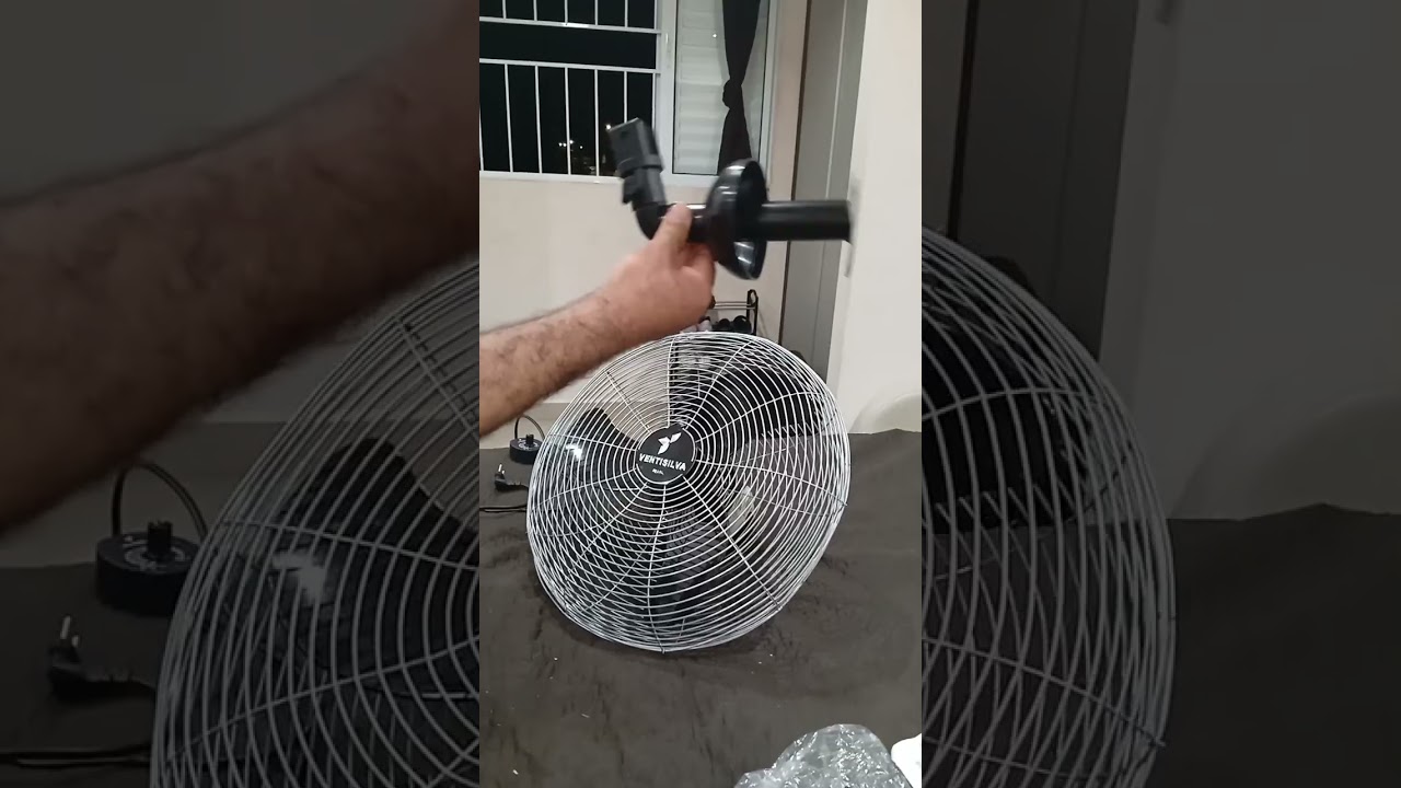 Instalação passo a passo de ventilador de parede 