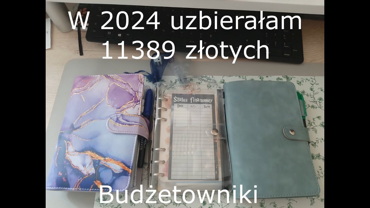 Budżetowniki, wyzwania i gry oszczędnościowe - podsumowanie 2024 roku💸Zaoszczędziłam 11389 złotych💰