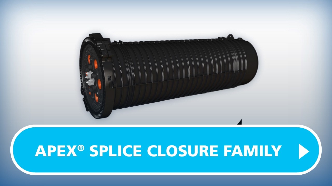 The Apex® Family: Scalable Fiber Optic Splice Closures