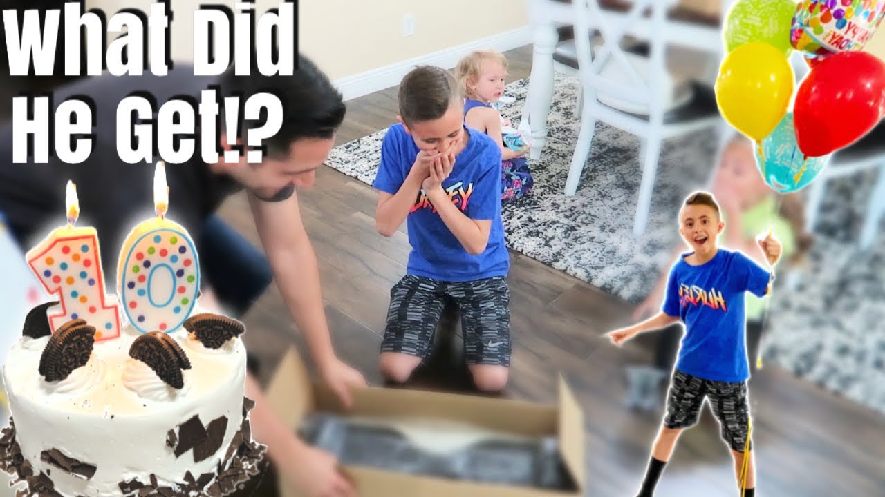 GETTING OUT OF SCHOOL EARLY TO CELEBRATE HIS BIRTHDAY!! / WHAT DID HE GET FOR HIS BIRTHDAY!?