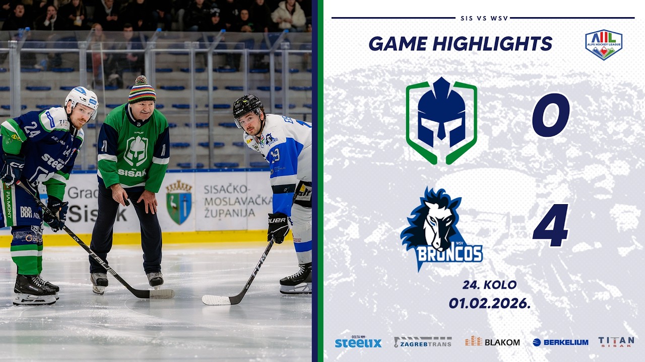 KHL Sisak - Wipptal Broncos Weihenstephan 01.02.2026.