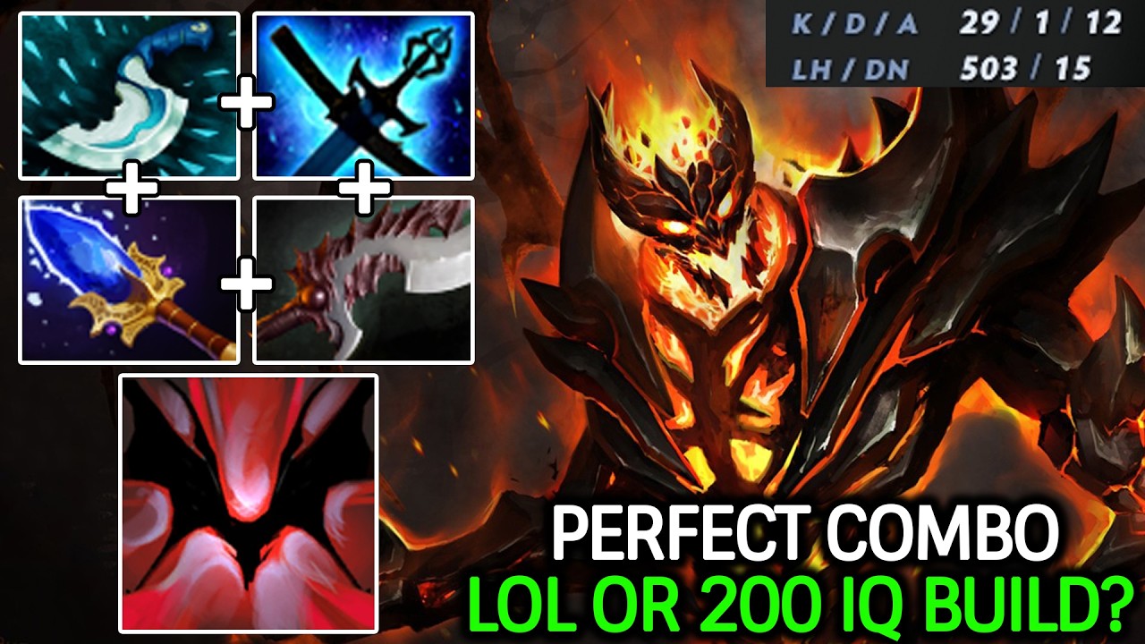 Shadow Fiend Perfect Combo &ndash; LOL or 200 IQ Build Dota 2