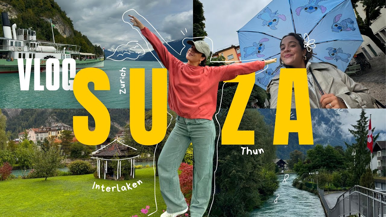 Volg a Suiza con mi tía para visitar a Mery que está trabajando de oper! Zurich, Interlaken y Thun!!