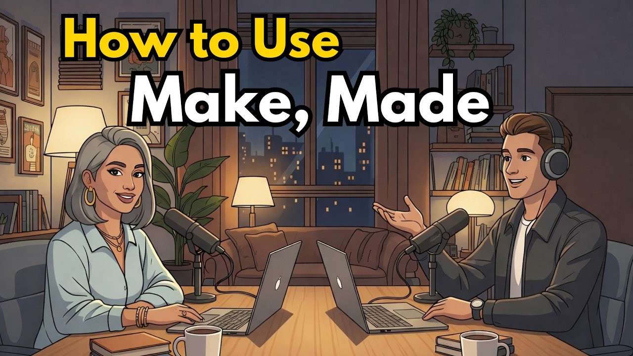 How to use Make and Made in English | English Conversation Practice