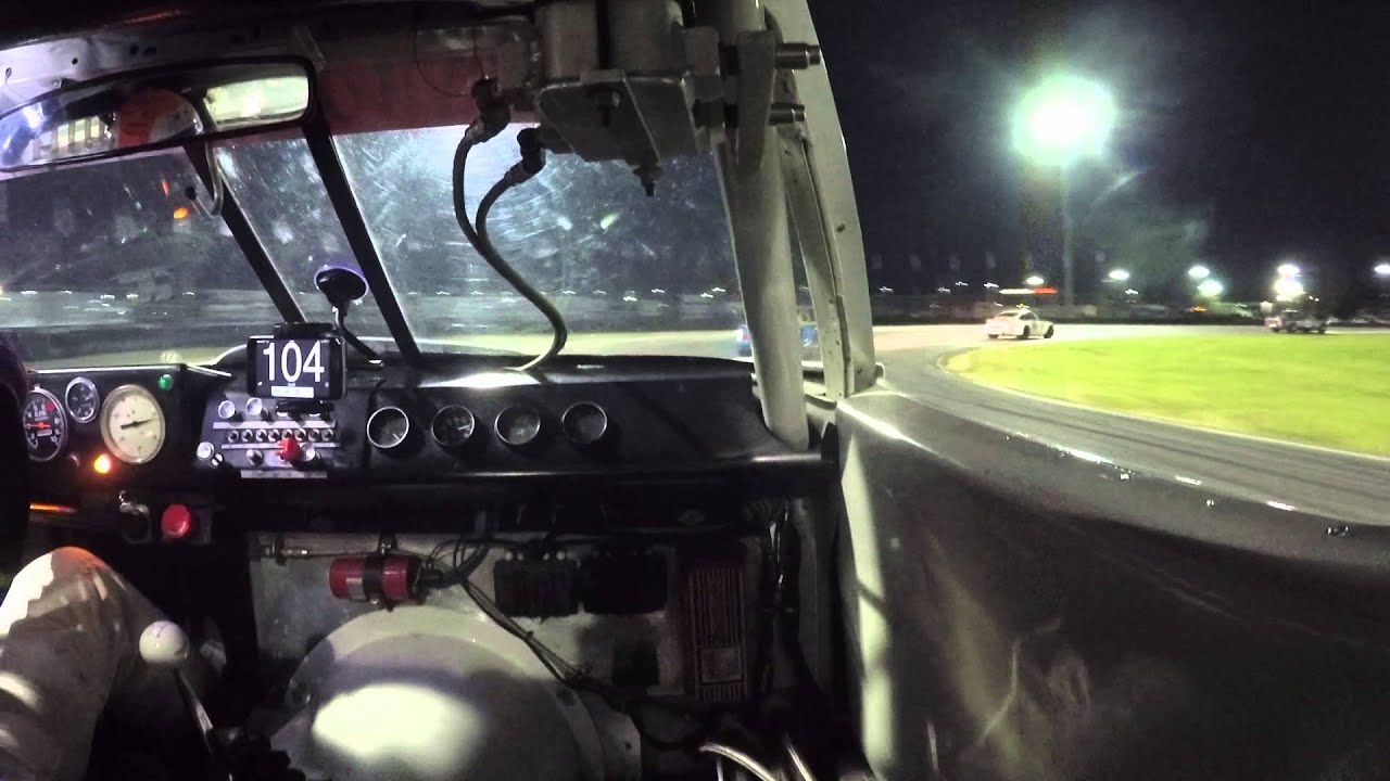 Classic 24 Greenwood Corvette onboard night laps at Daytona International Speedway