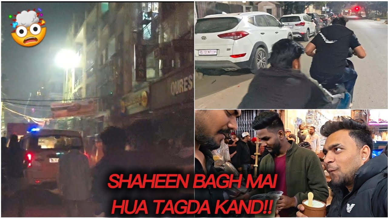 Shaheen bagh 40 futa market mai hua tagda kand🤯| petrol hua khatam😂