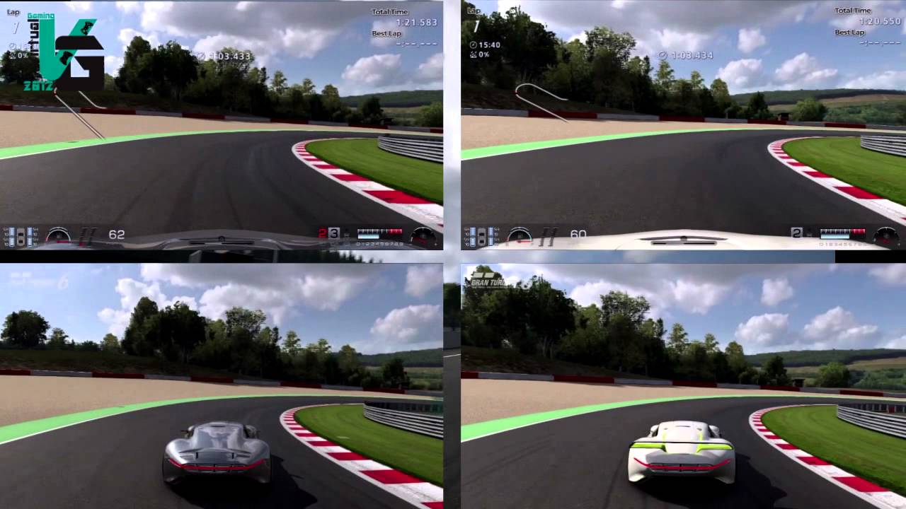 Gran Turismo 6 - Mercedes GT Vision VS AMG Vision@Spa Francorchamps (Multi-Cam)