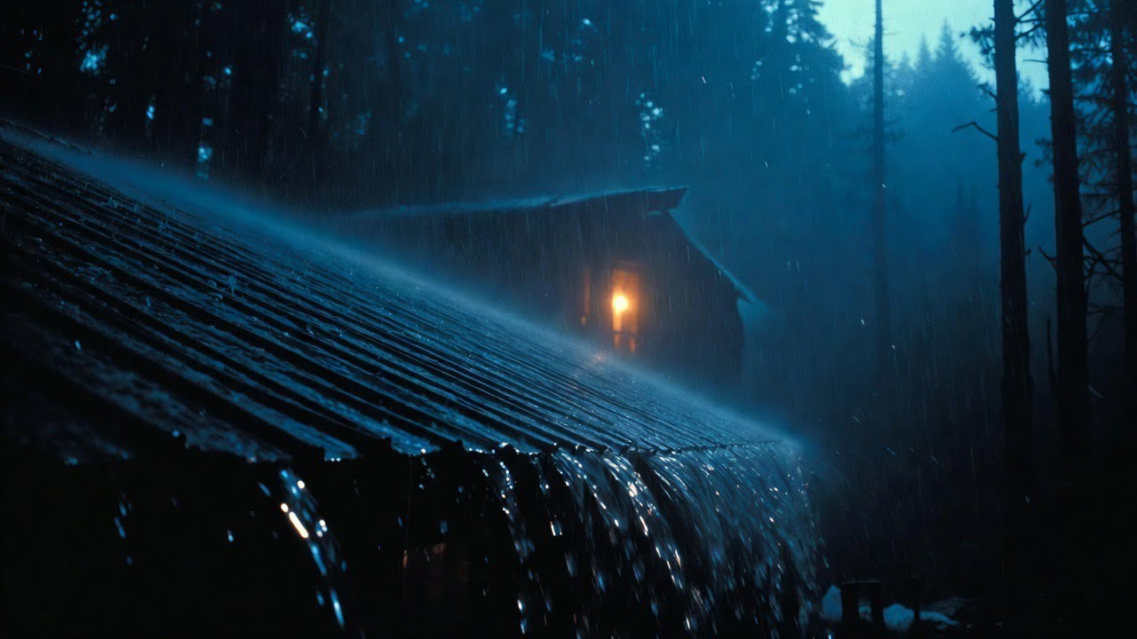 Isolated Forest Shelter Rain Soundscape for Deep Relaxation