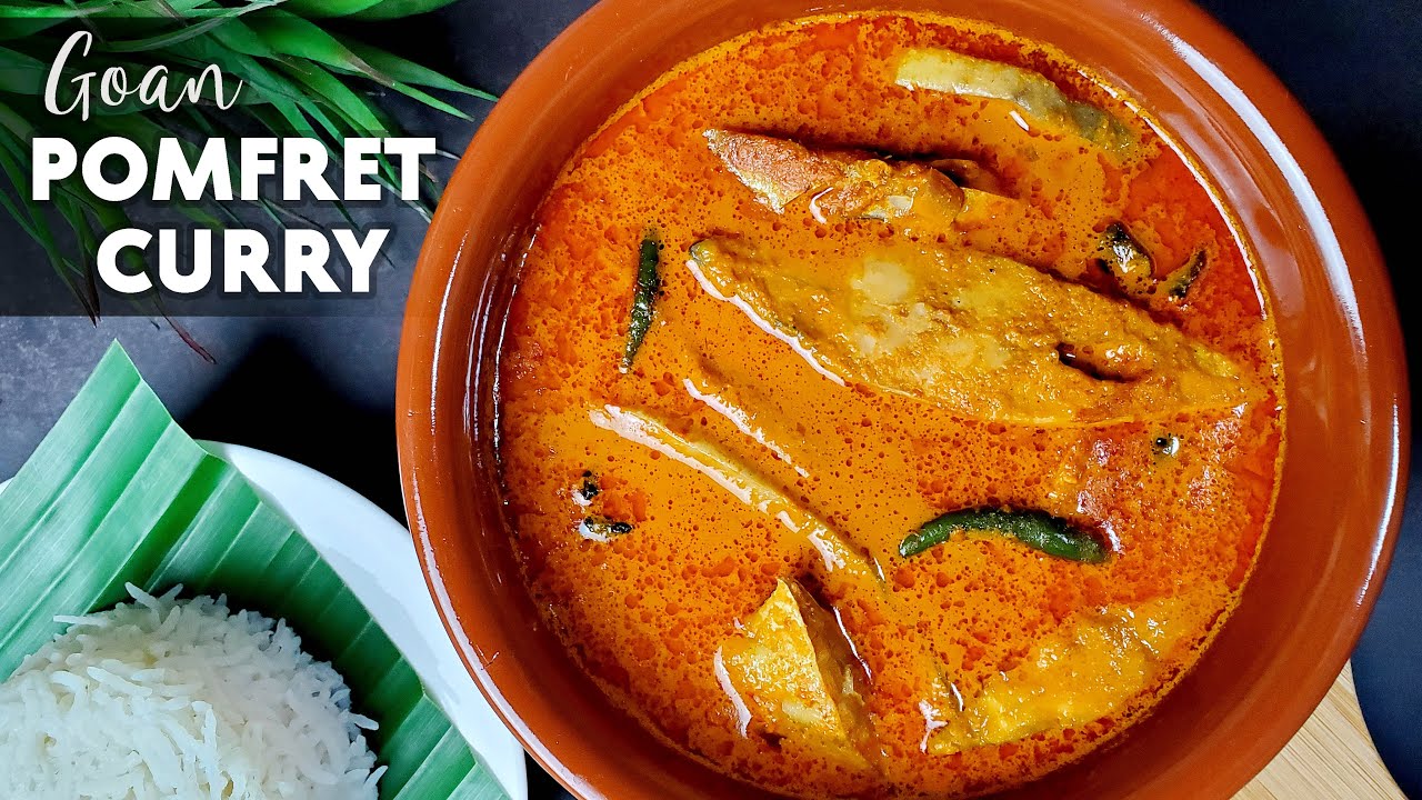 BEST FISH CURRY RECIPE | GOAN POMFRET CURRY | PAPLET HOOMAN RECIPE | POMFRET CURRY | GOAN FISH CURRY