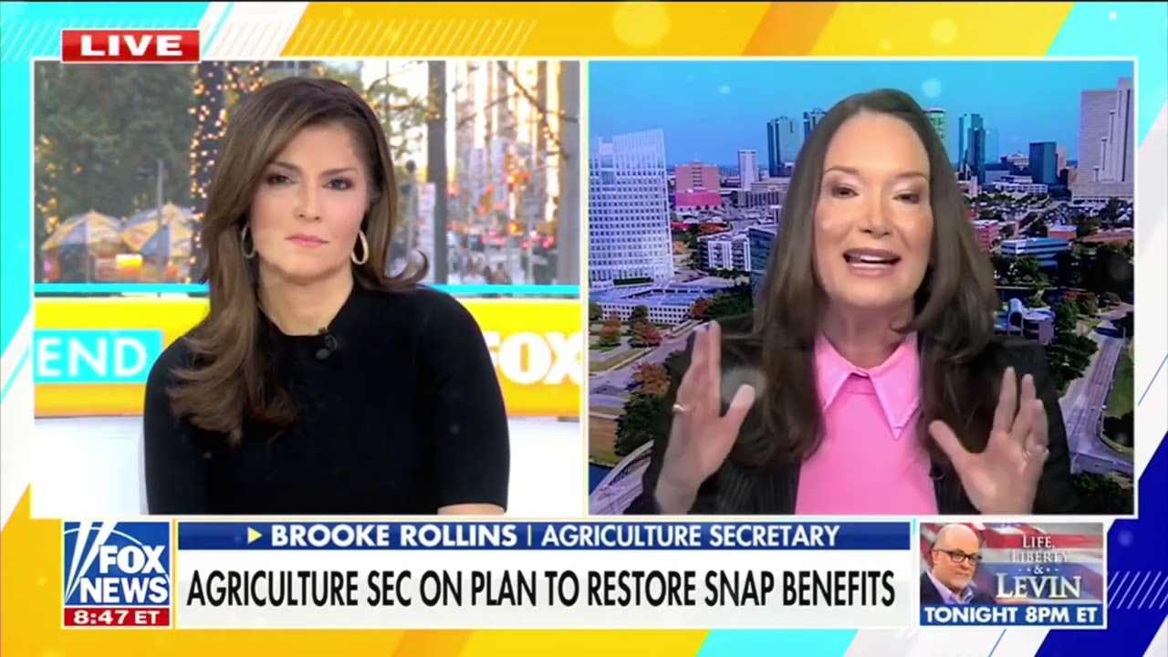 USDA Exposes $100 BILLION SNAP Fraud &mdash; Brooke Rollins Promises Total Overhaul