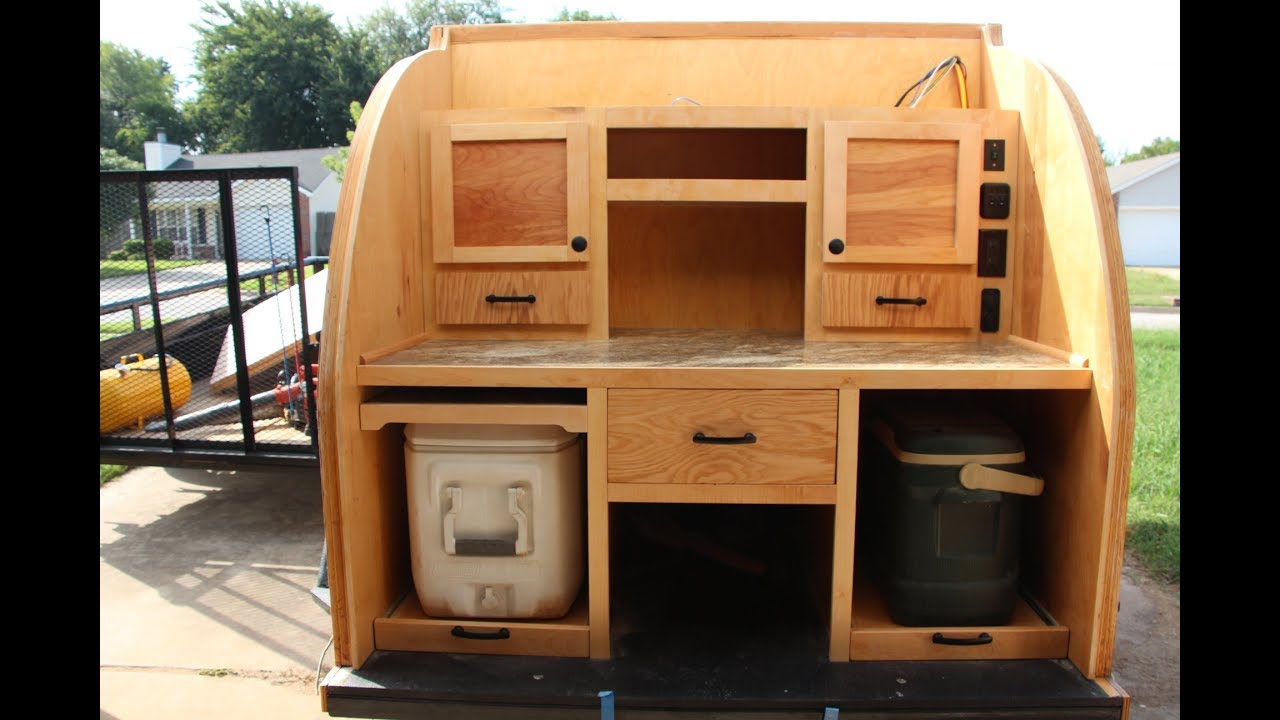 Teardrop Trailer Build - Galley Cabinets