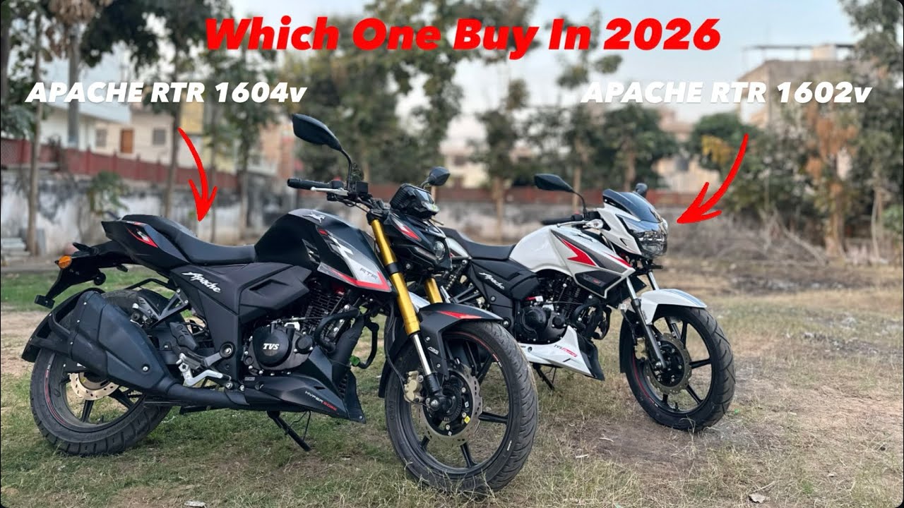 2026 Should You Buy Tvs Apache RTR 1604v and RTR 1602v Detailed Comparison - On Road Price?